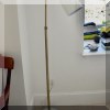DL06. Contemporary brass and white task lamp. 